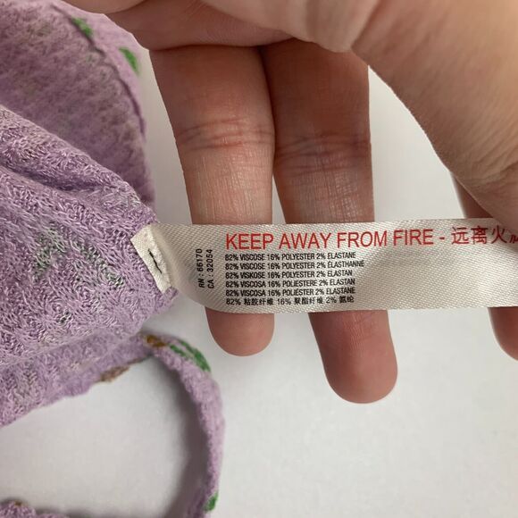 Free People Intimately Tank Top Womens L Large Lilac One of the Girls Camisole - Picture 13 of 16